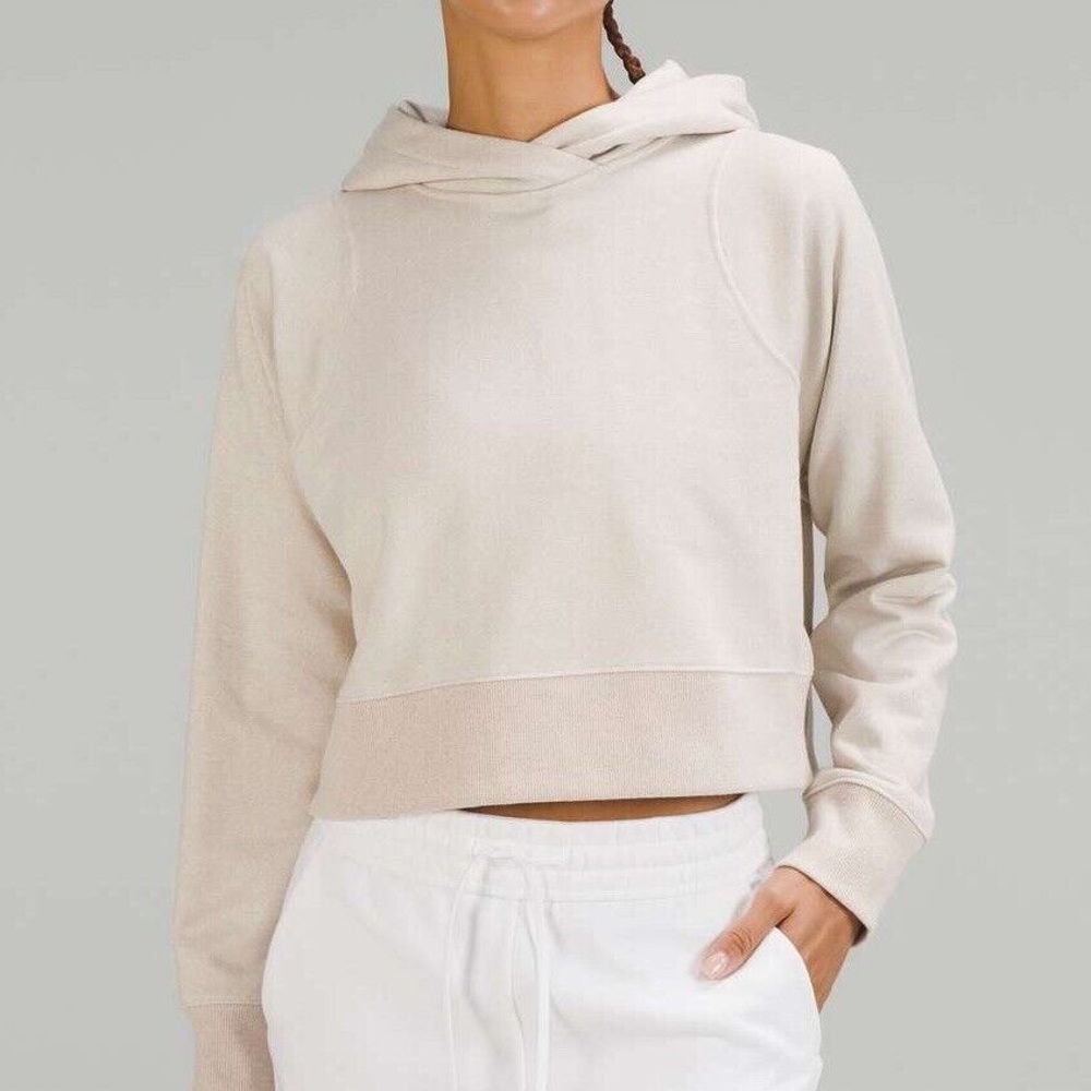 Lululemon loungeful cropped hoodie spark